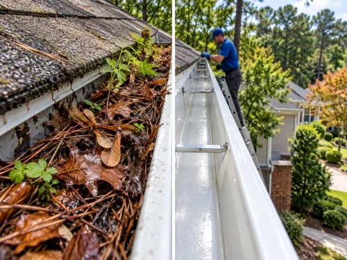 Gutter Cleaning in Charlotte