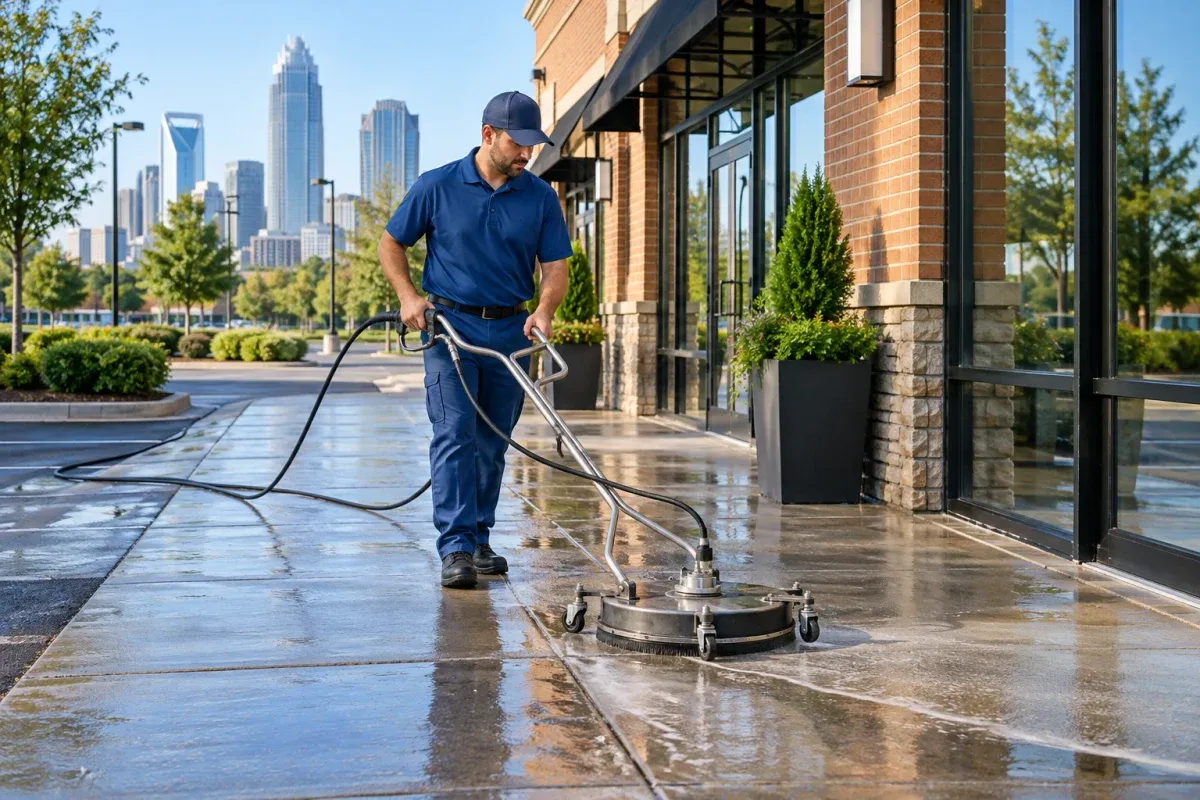 Commercial Pressure Washing
