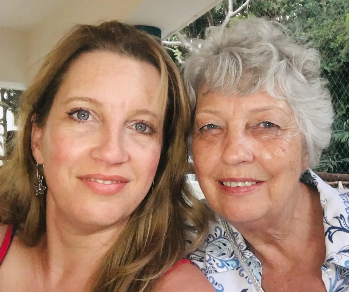 Shanna with her mom