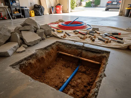 Slab Leak Repairs in Orange County (North), CA