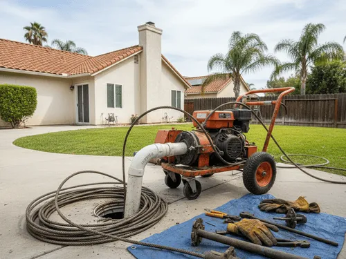 Drain Snaking/Cabling in Orange County (North), CA