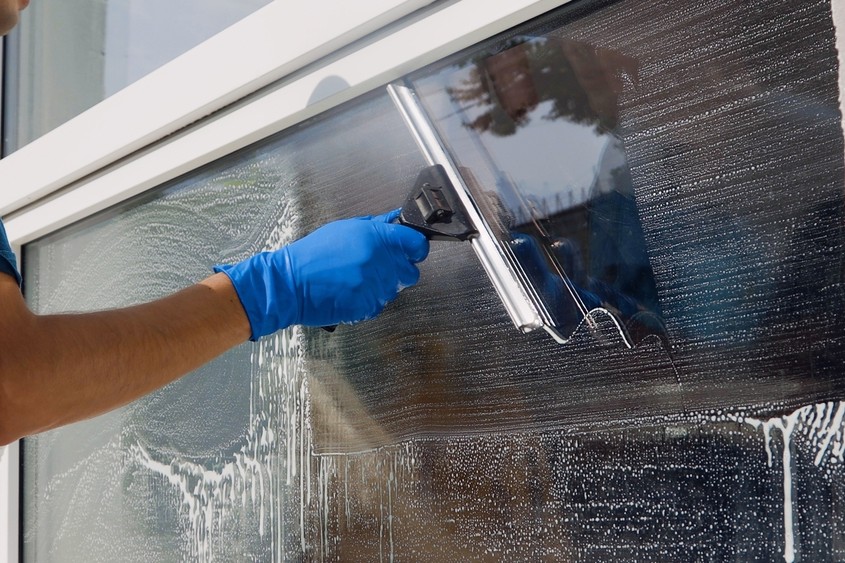 Professional external window and glass cleaning for a residential home in Warners Bay, Lake Macquarie NSW