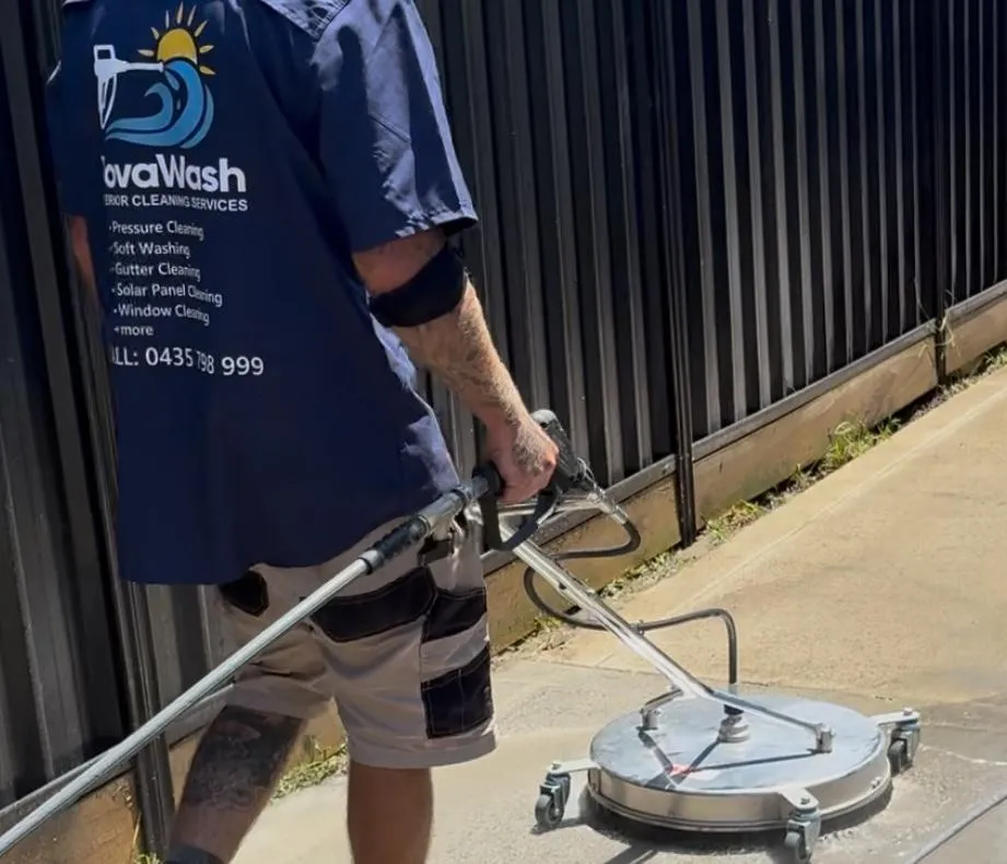 Driveway and pathway pressure washing newcastle