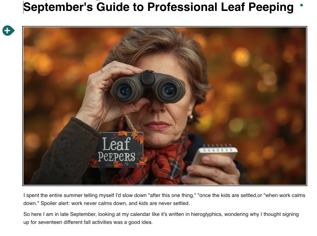 September's Guide to Professional Leaf Peeping