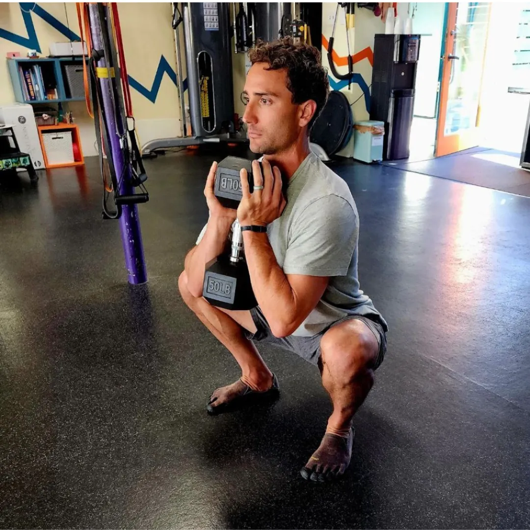 Patrick De Le Garza at Efficient Working Bodies gym in San Diego