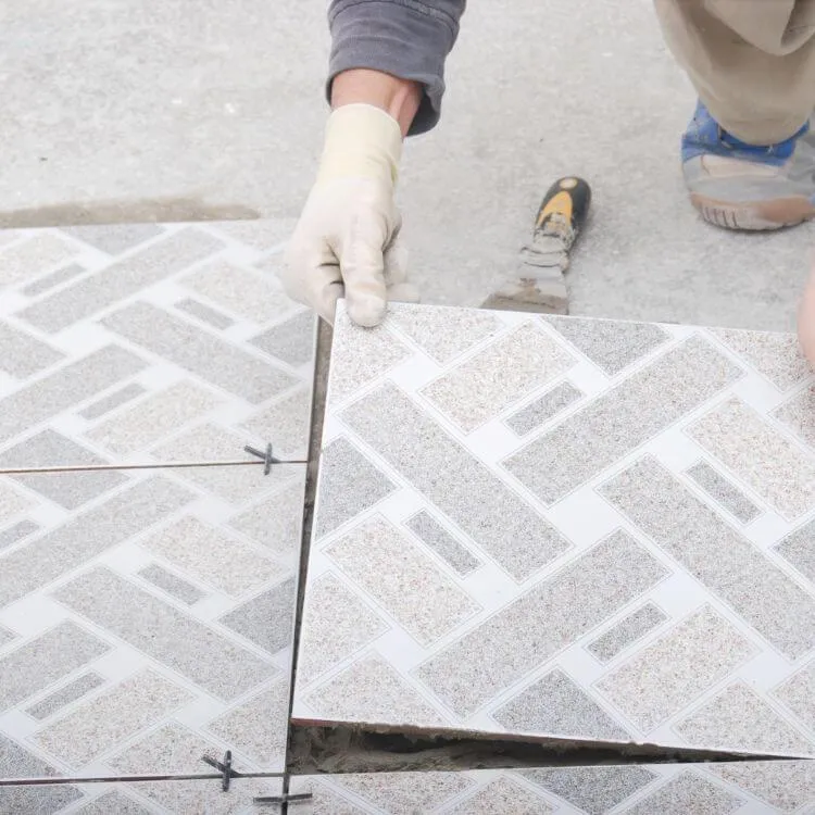 Flooring installation.