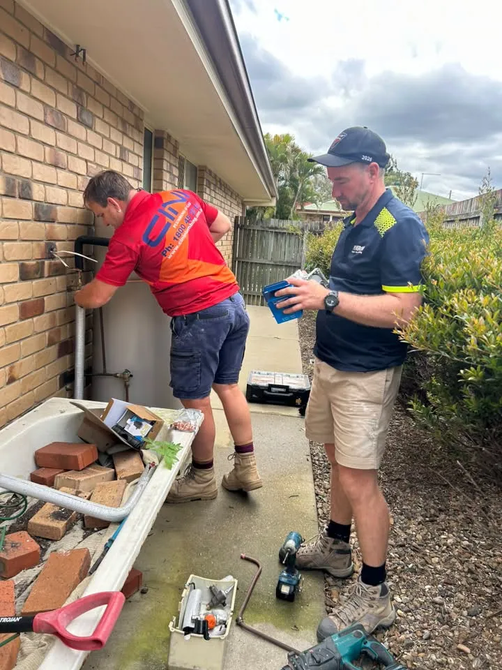 Power to water heater in Caboolture