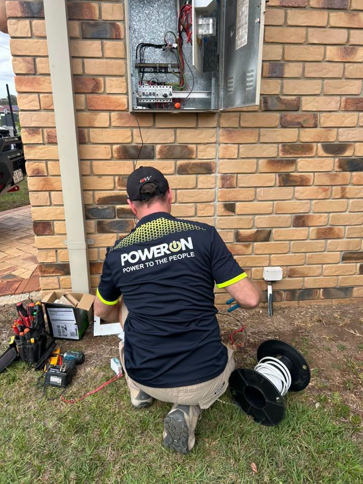 Danny fixing an AC unit in Caboolture