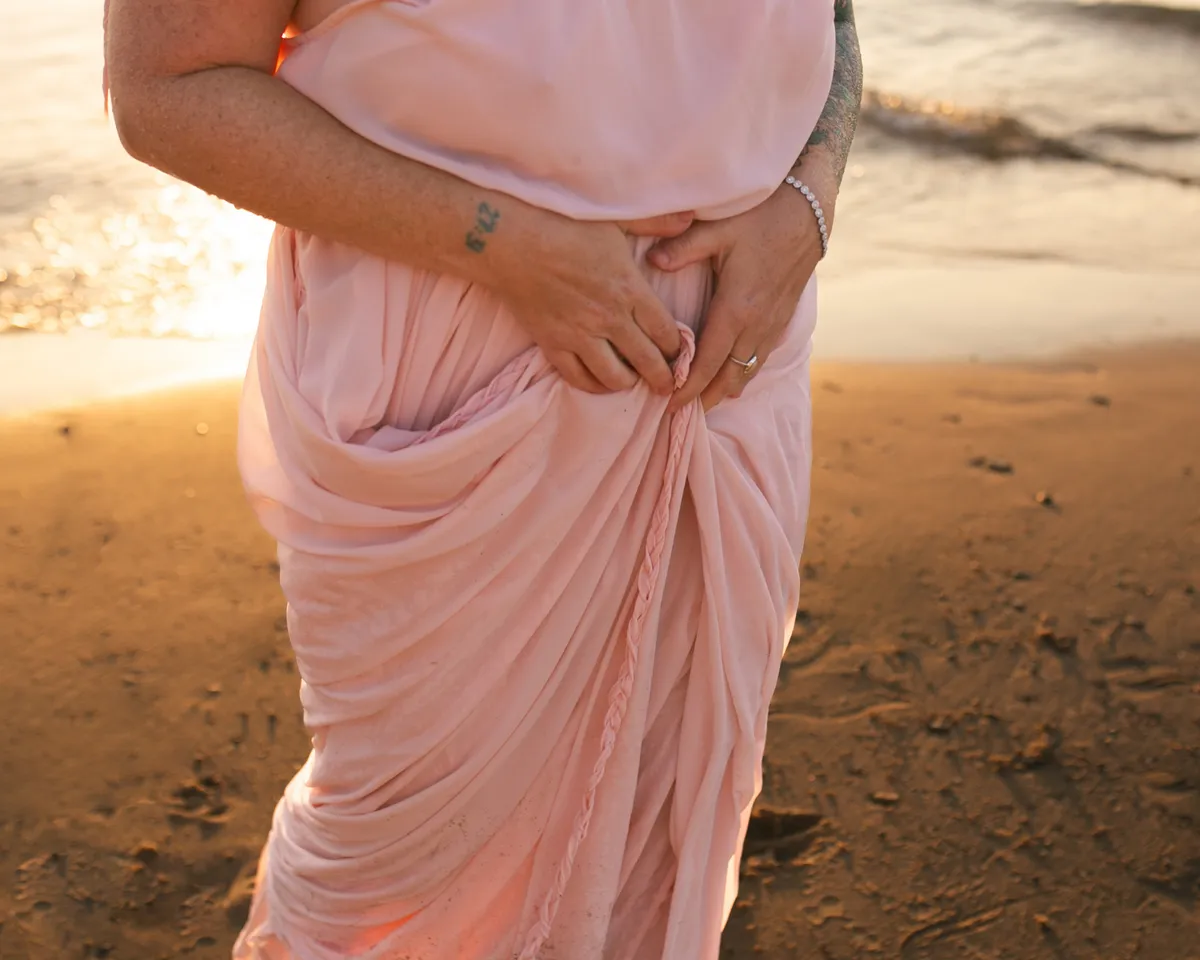 Somatic womb energy healing immersion with grounding earth tones