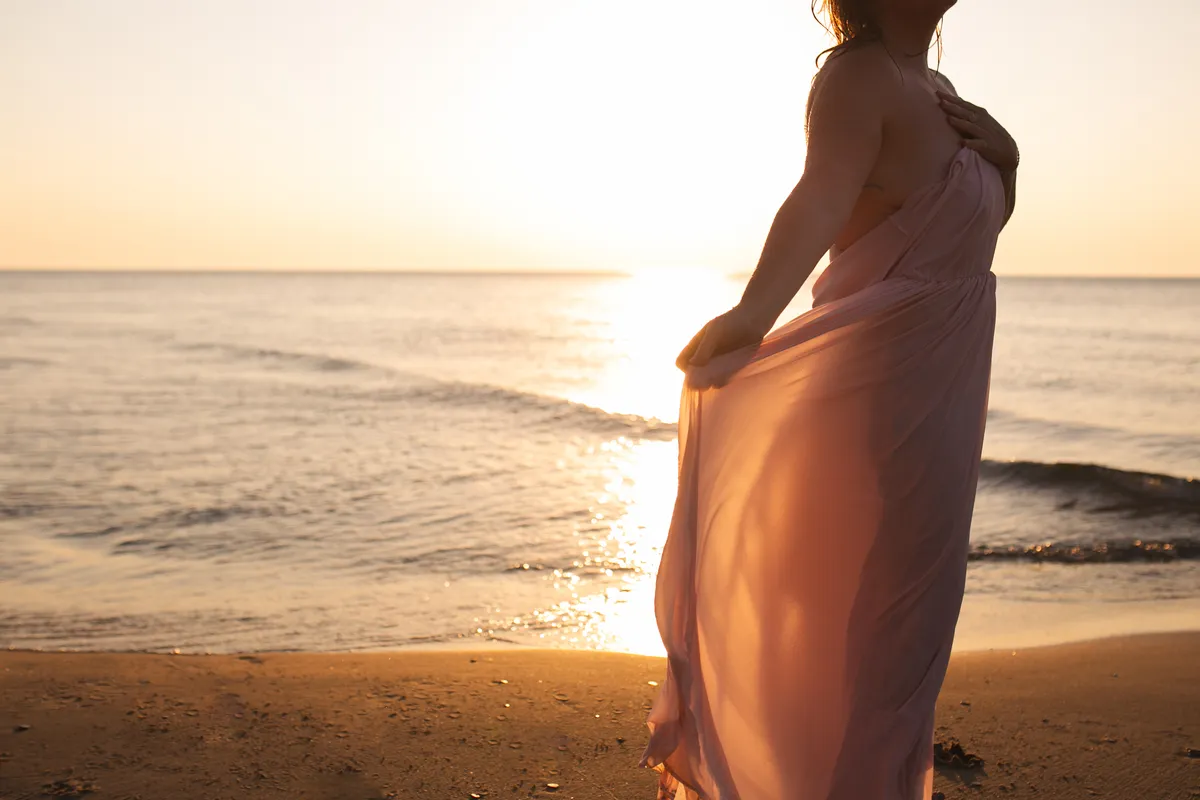 Somatic womb energy healing immersion with grounding earth tones
