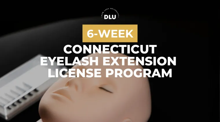 6 week Connecticut eyelash extension license course online training program