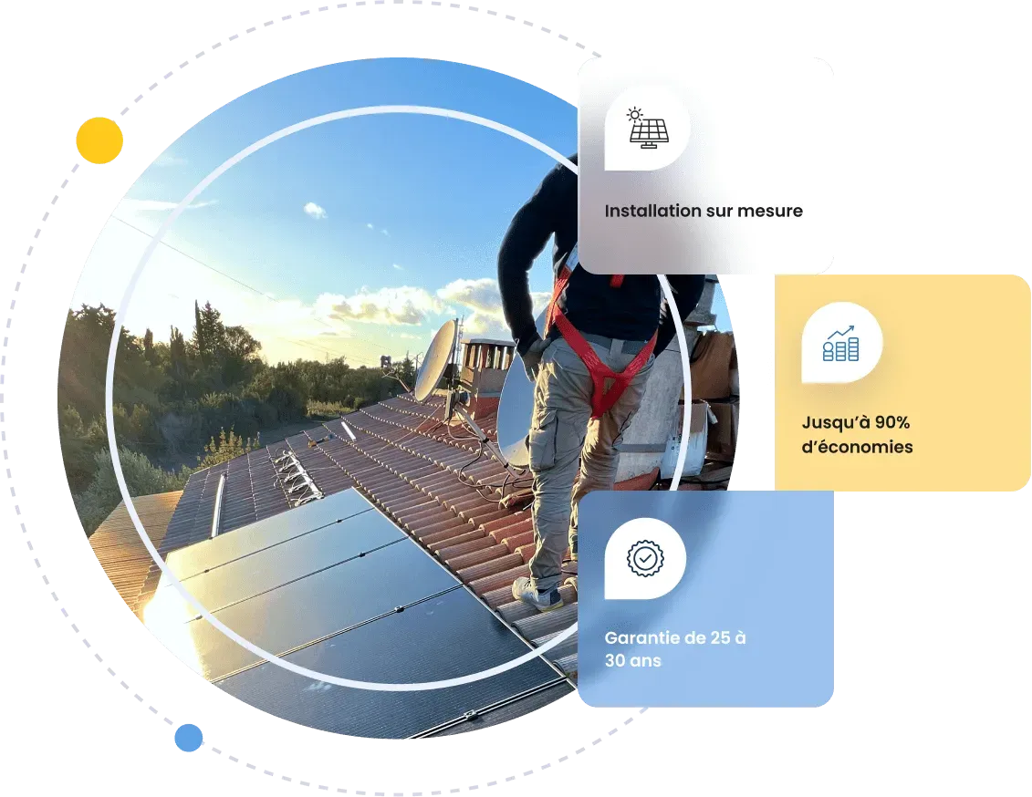 Installateur panneaux solaires Atmos Energie