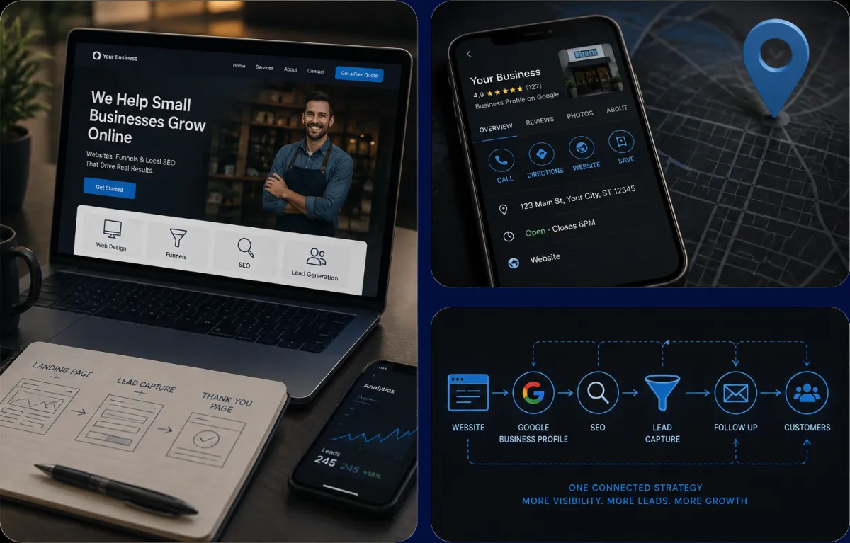 GoLocalMaps Solutions connected digital marketing strategy for small business growth