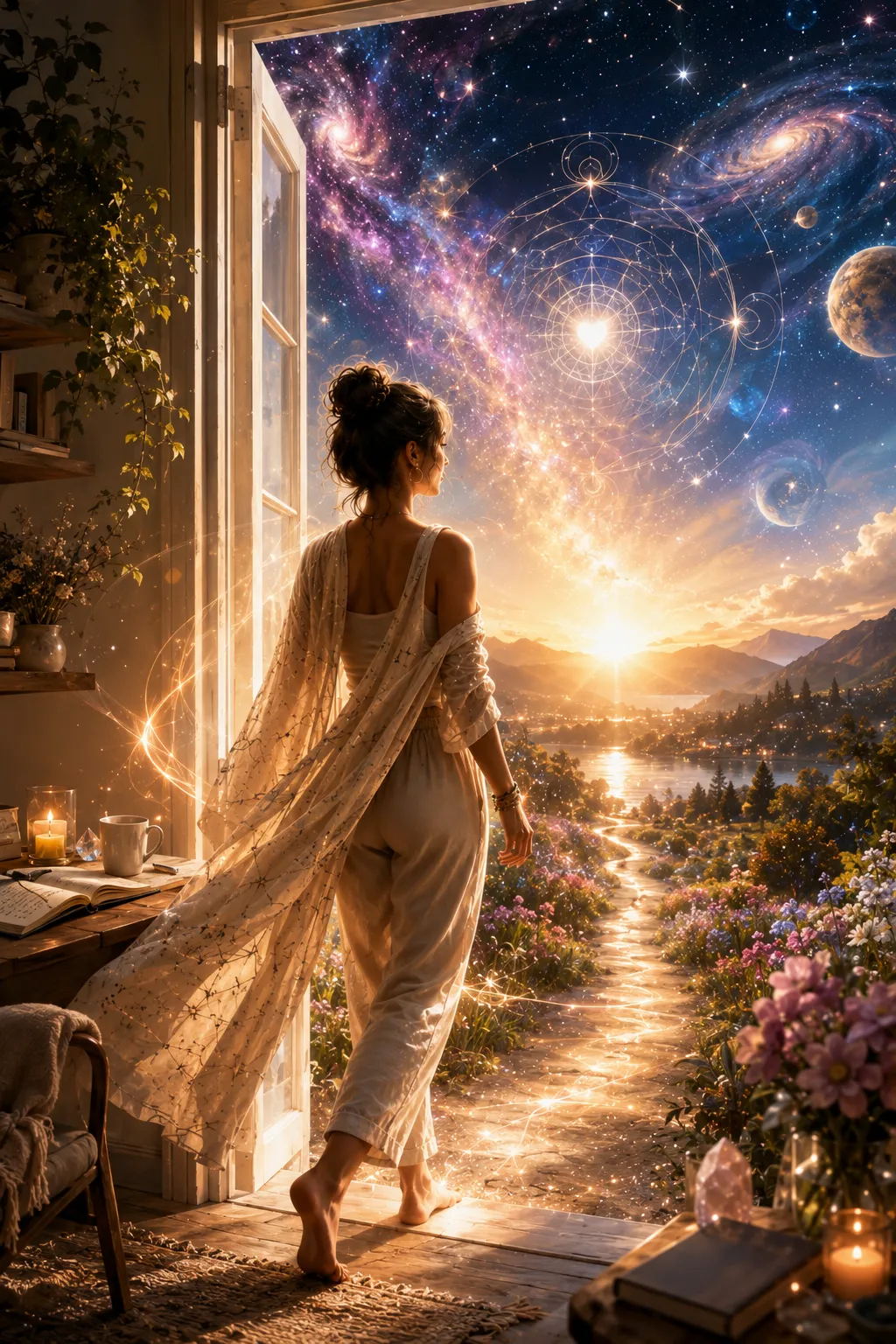 Eternity isn't waiting for you later. It's including you right now. What are you becoming?