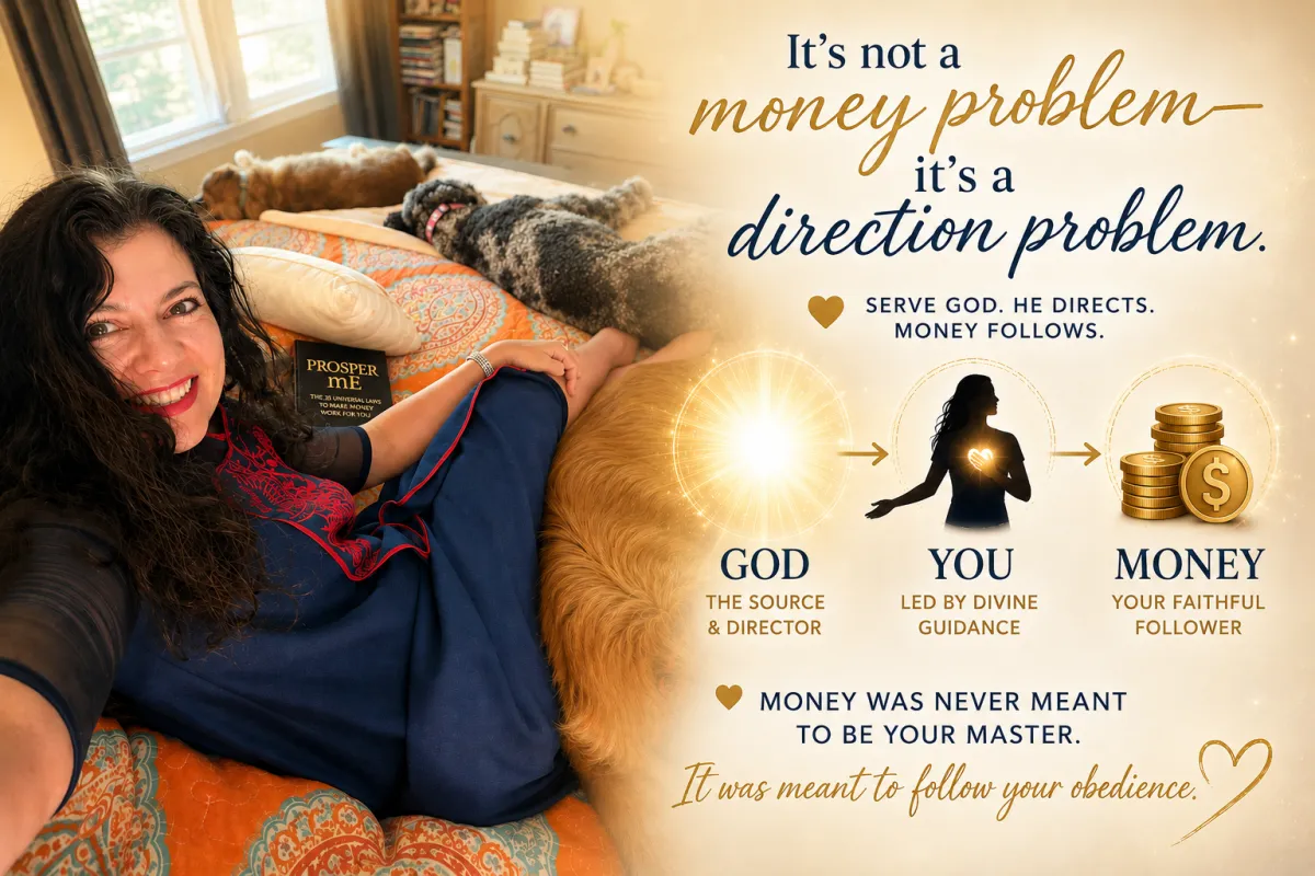 When you serve God, you command money. When you serve money, it bosses you around instead.