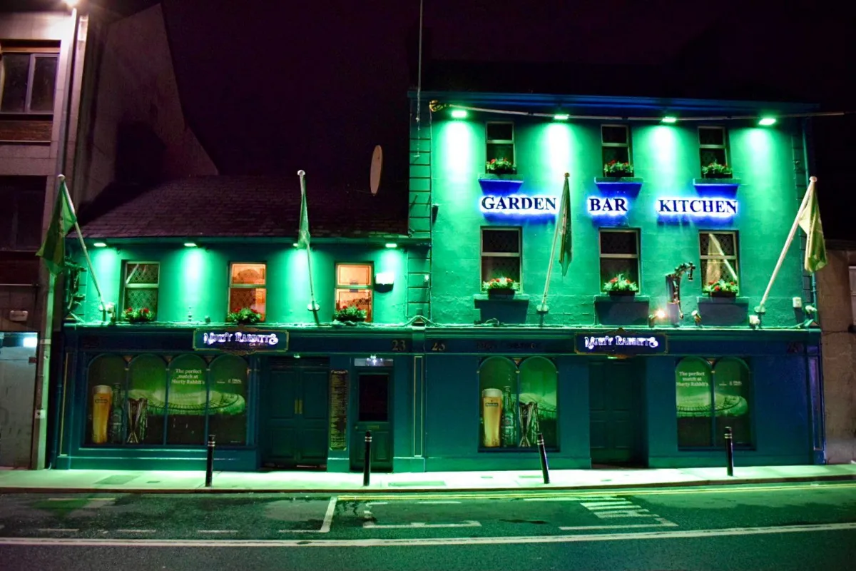 Murty Rabbitts Exterior Night Shot