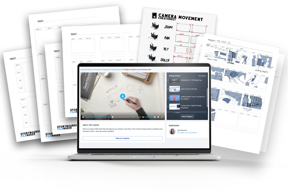 Example storyboarding templates