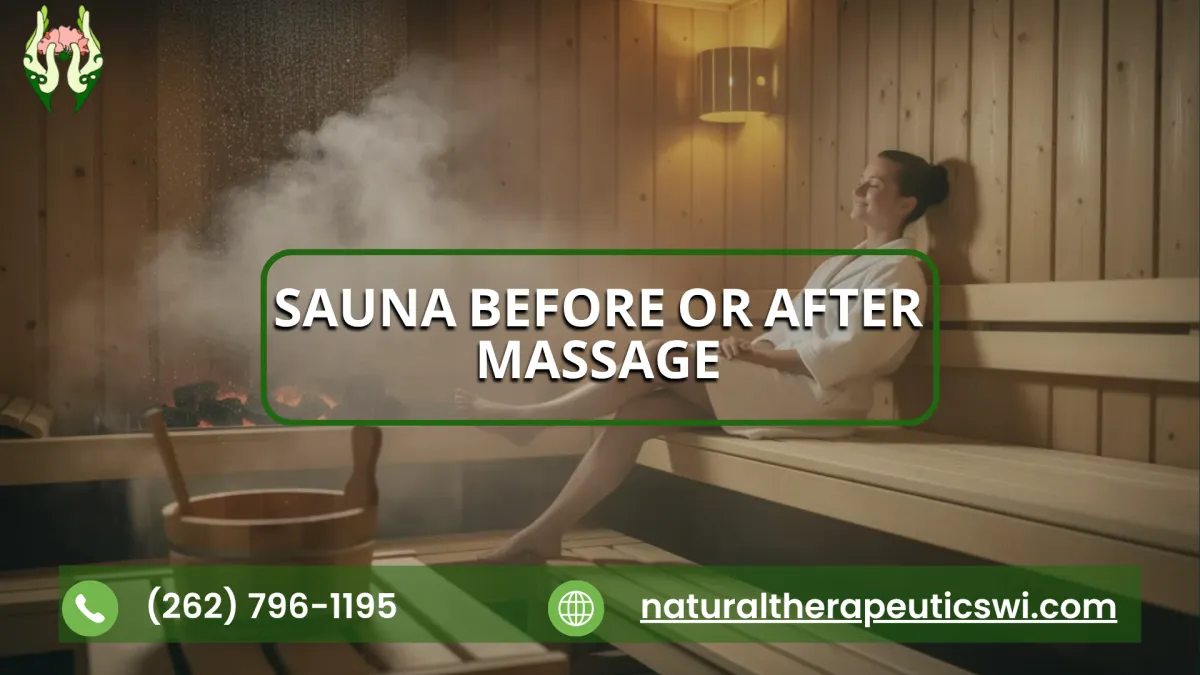 Sauna Before or After Massage