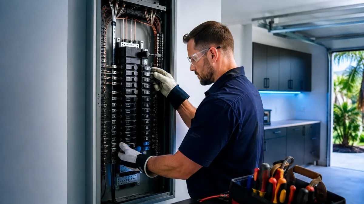 Professional electrical panel upgrade in Port St. Lucie