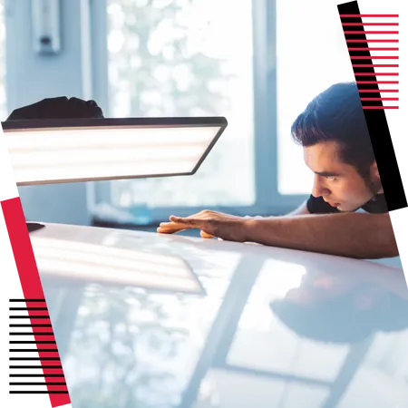 Paintless dent removal professional technicians