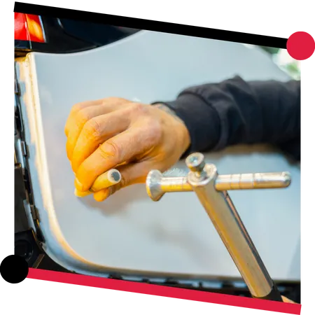 Paintless dent removal professional technicians