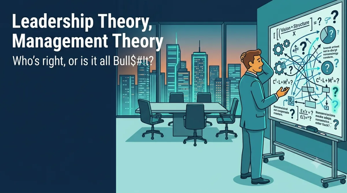Leadership Theory, Management Theory: Who’s Right or Is It All Bull$#!T?