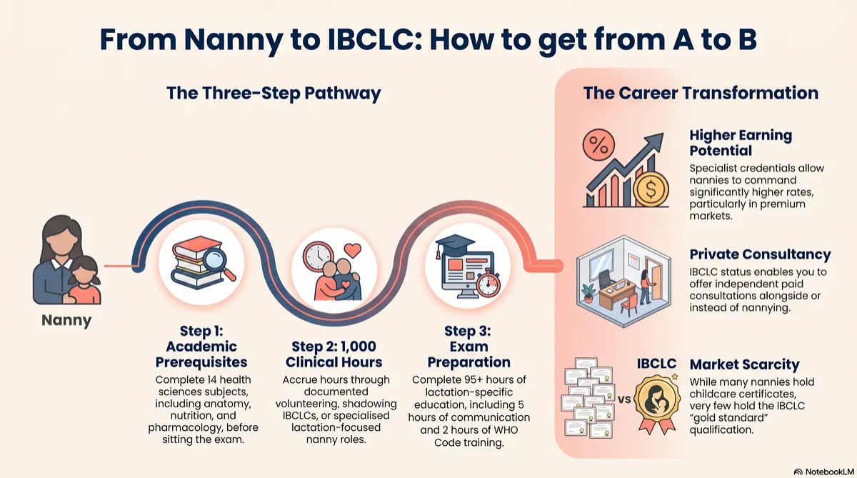 From Nanny to IBCLC: How to Get From A to B and How It Will Transform Your Job Prospects