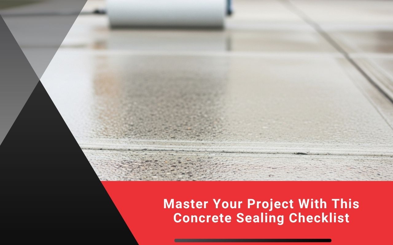 concrete sealing checklist for driveway cleaning and surface prep