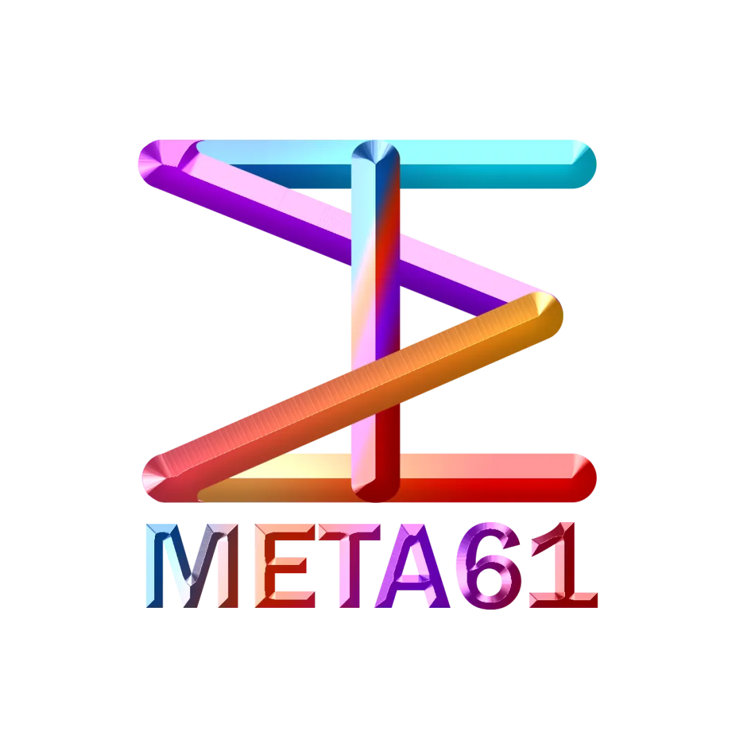 Mea61 logo in bright colours