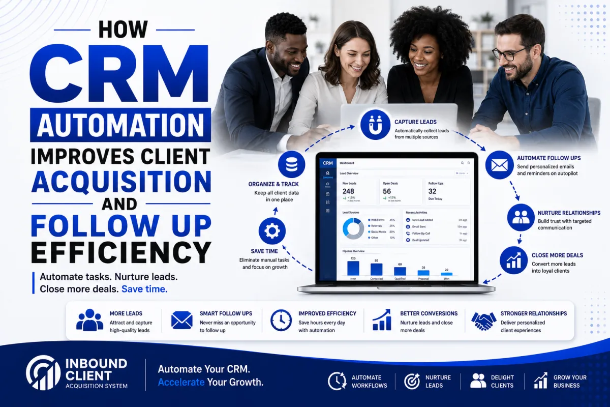How CRM Automation Improves Client Acquisition and Follow Up Efficiency