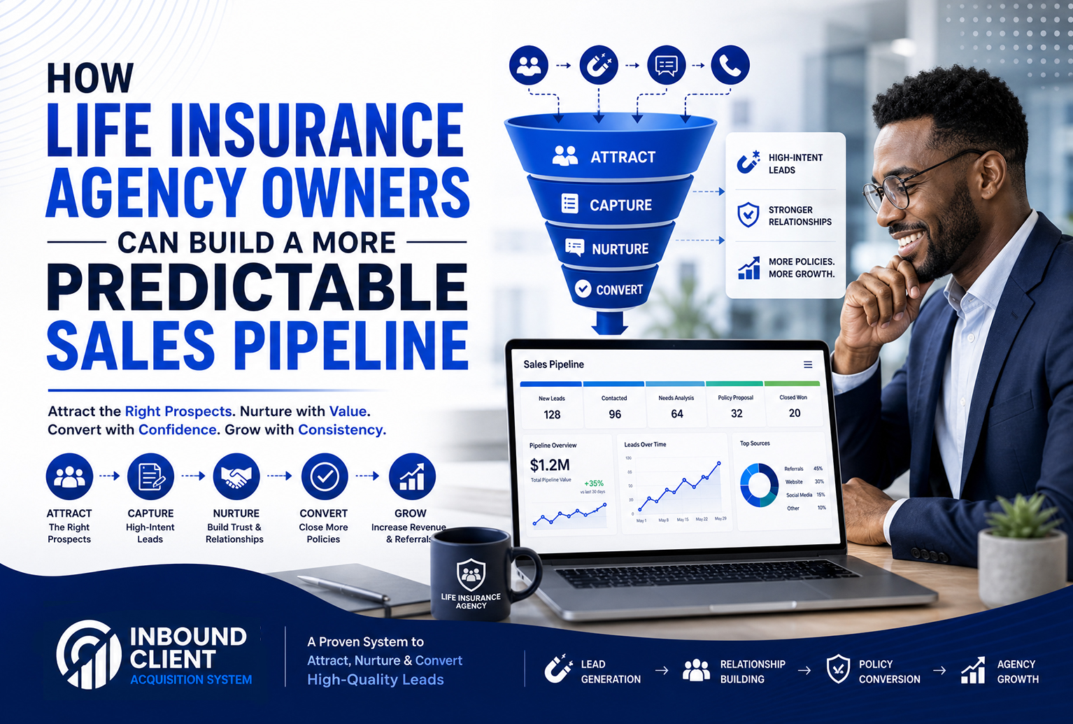 How Life Insurance Agency Owners Can Build a More Predictable Sales Pipeline