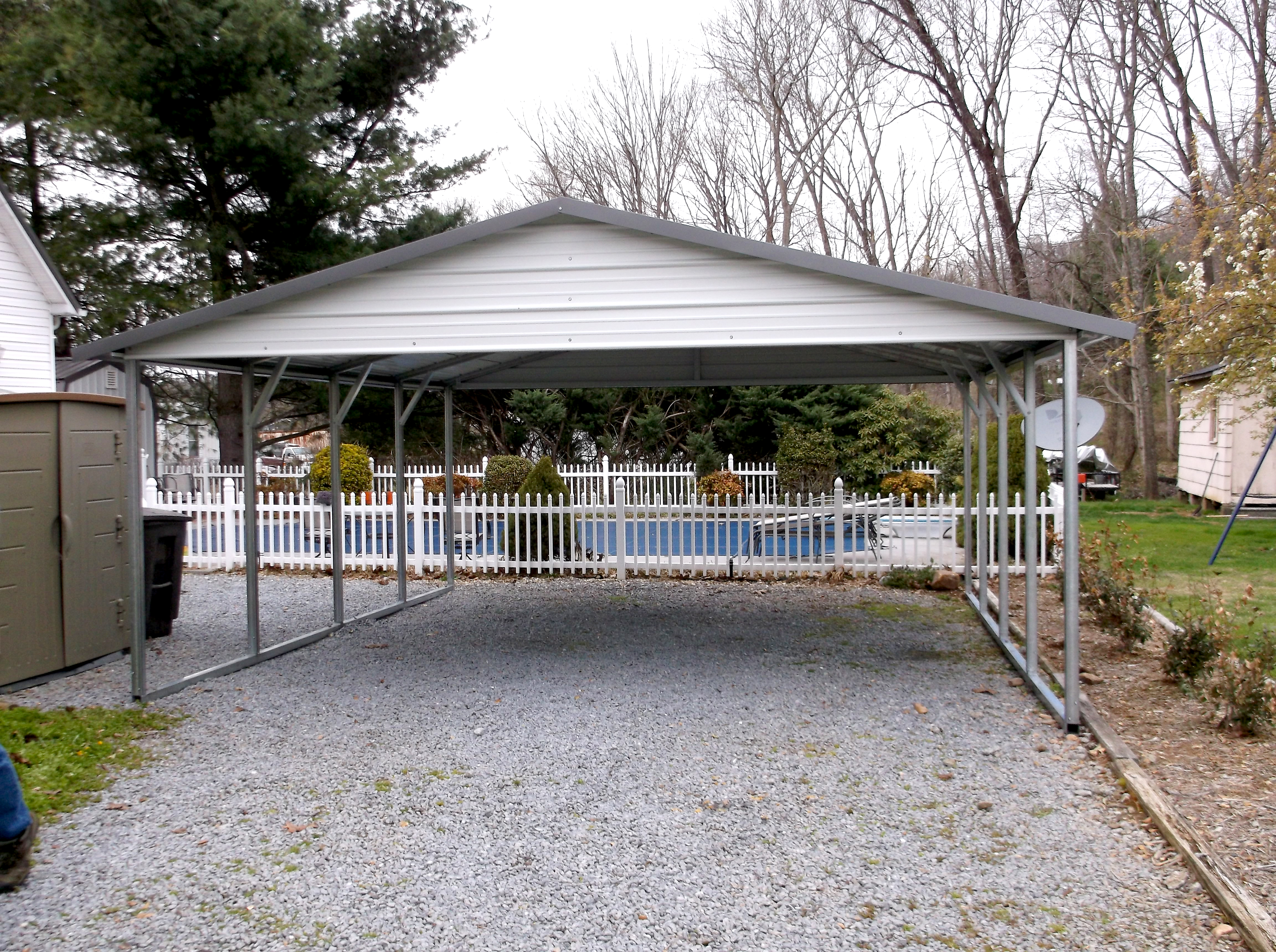 Vertical Roof Carport