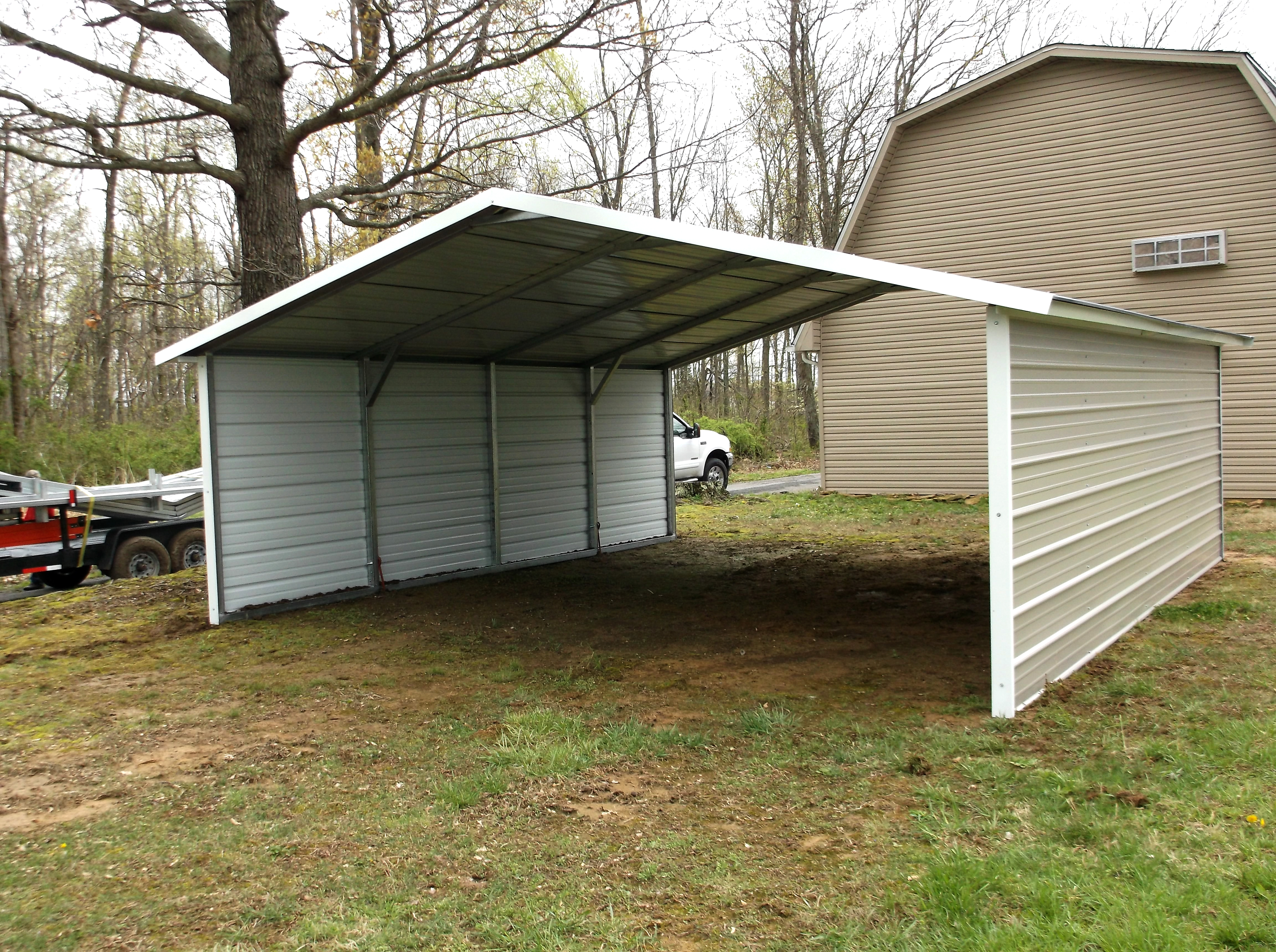 Boxed-Eave Carport