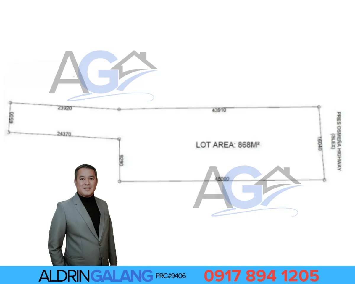 SLEX Service Road Corner Vacant Lot FOR SALE