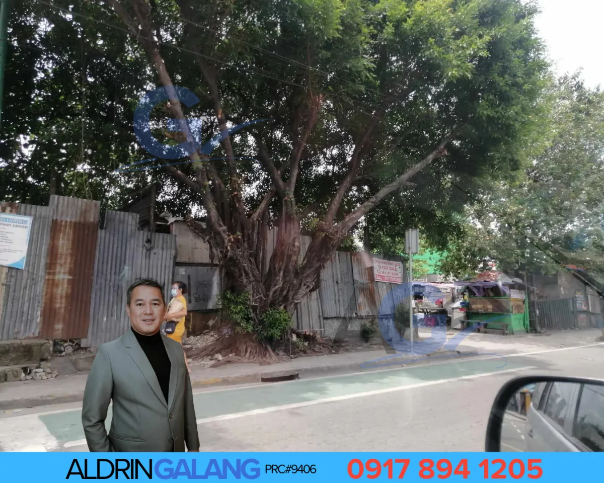 Spacious Corner Lot FOR SALE on JP Rizal Ave at Makati-Manila Border 