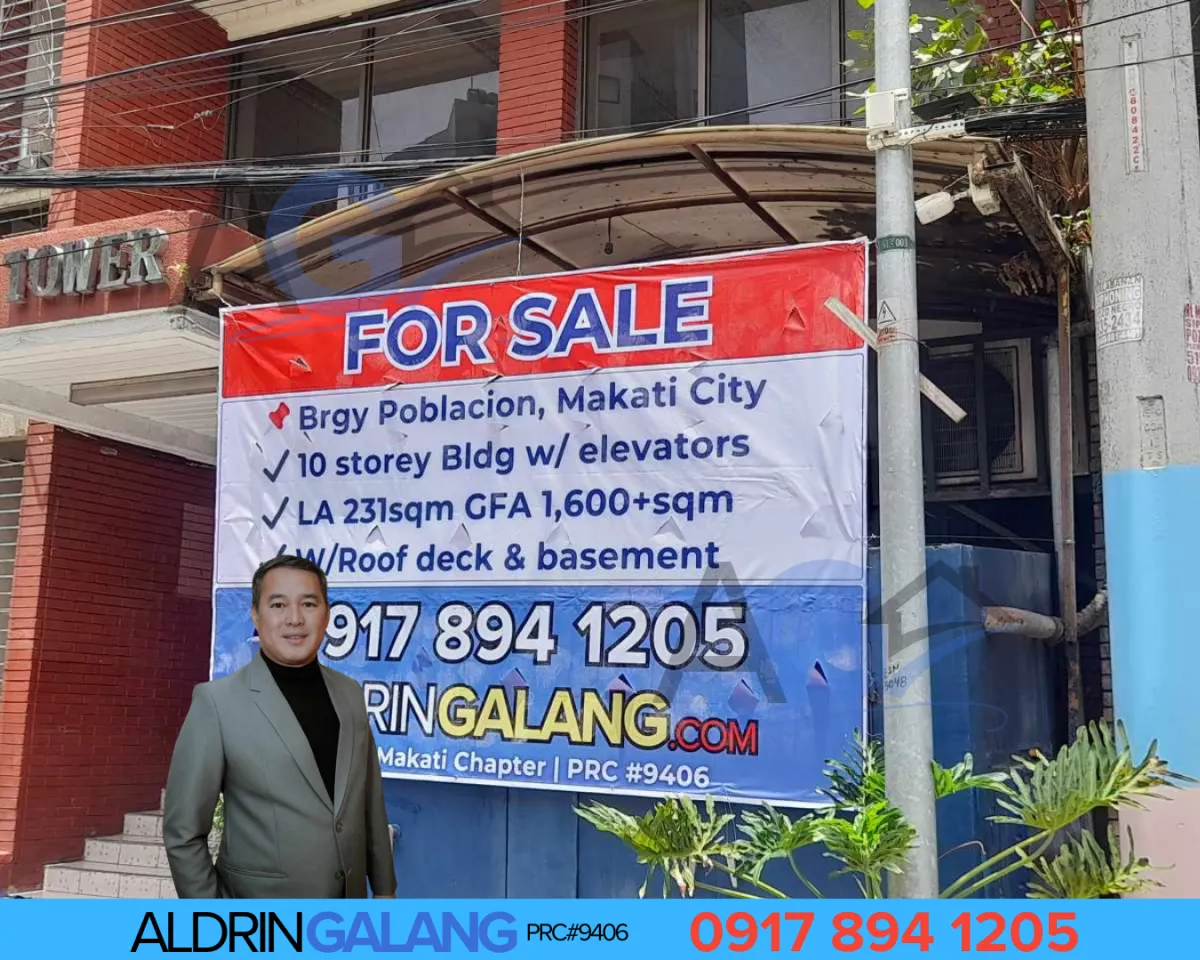 Prime 10-Storey Building for Sale in Barangay Poblacion, Makati City