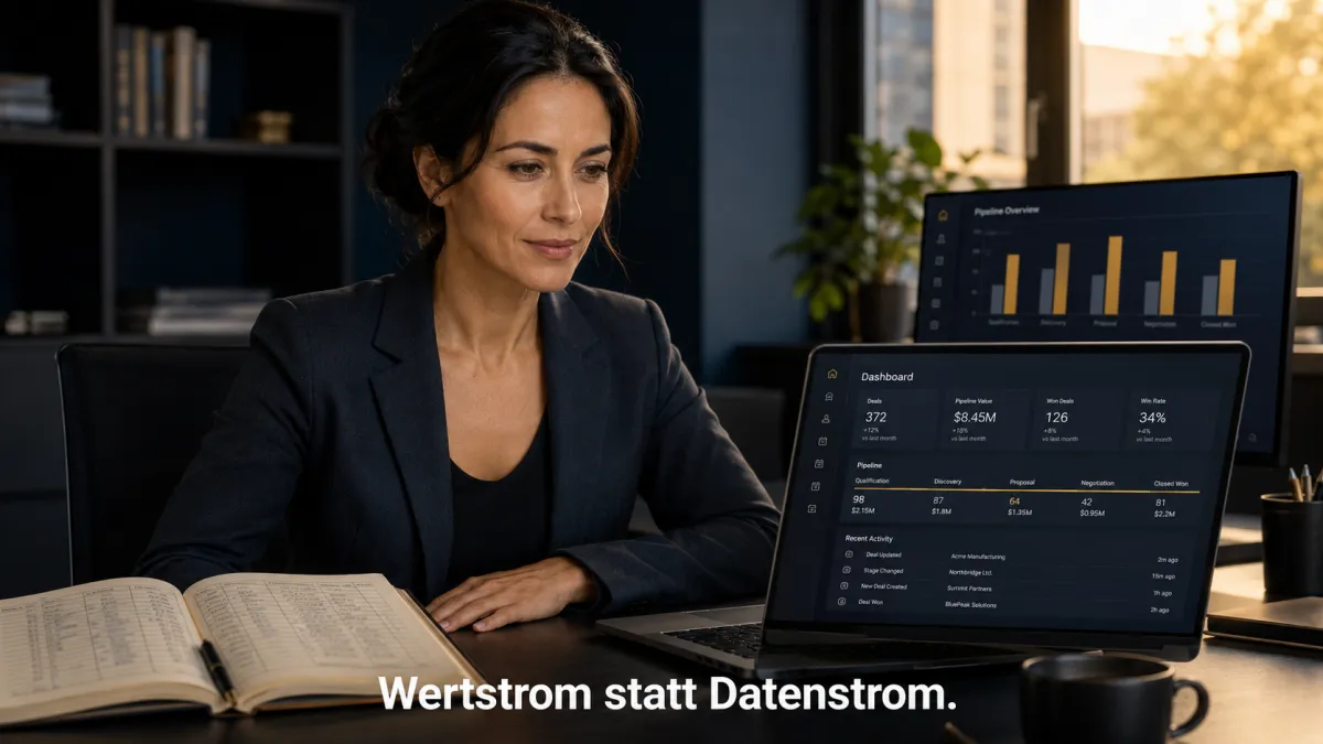 Vertriebs-Datenstrom oder Wertstrom: Was zählt wirklich?