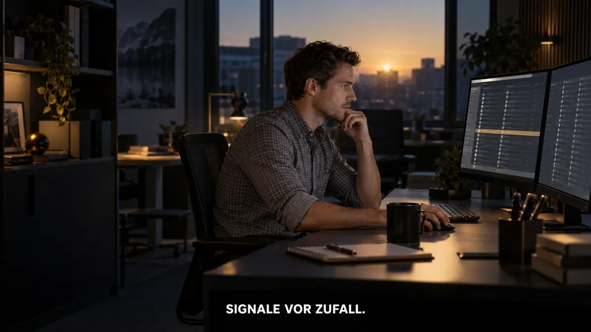 Ein Vertrieb, der Kaufsignale vor dir erkennt.