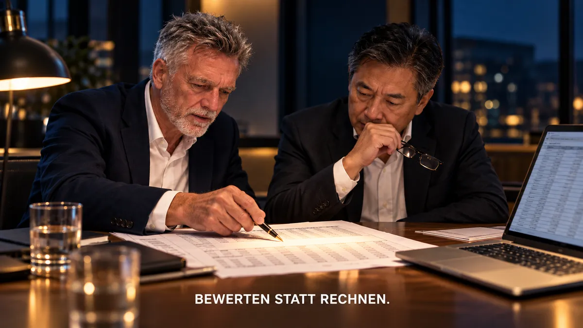KI-Kalkulation prüfen: Rechne wie deine eigene Bank.
