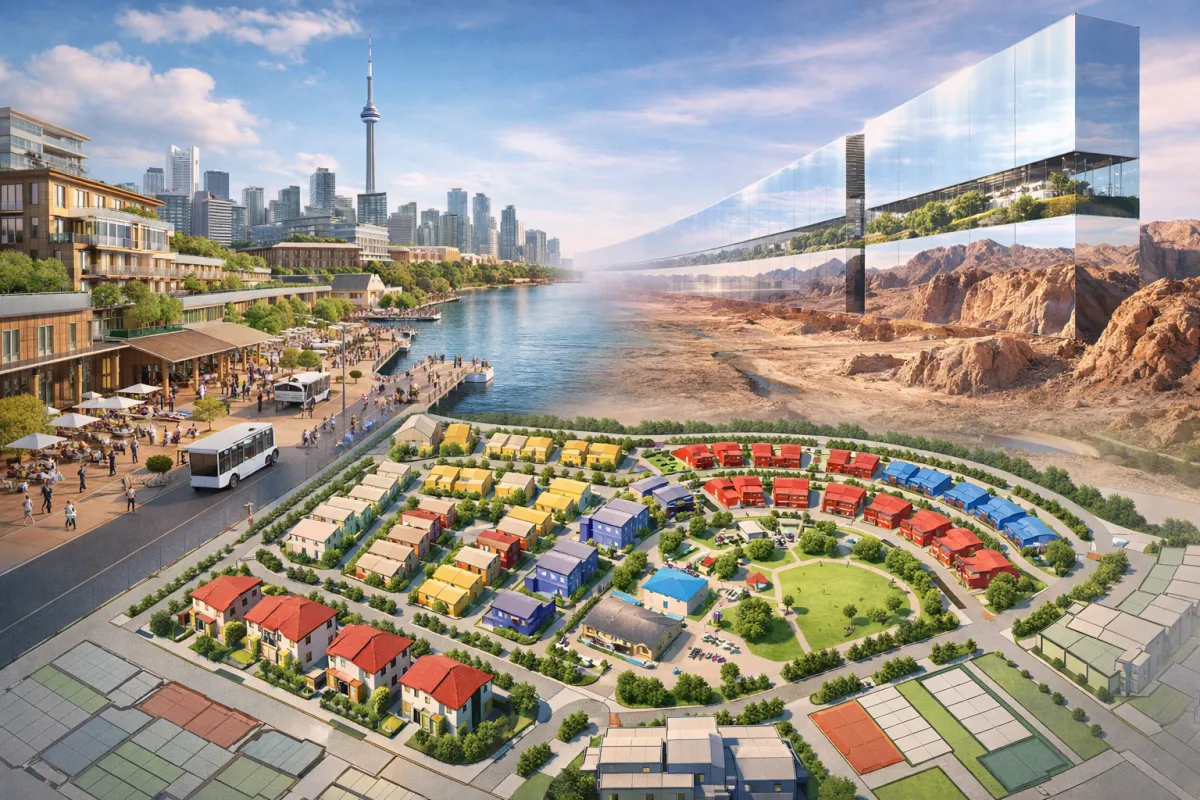 AI Is Designing Neighborhoods Now. Not Houses. Neighborhoods.