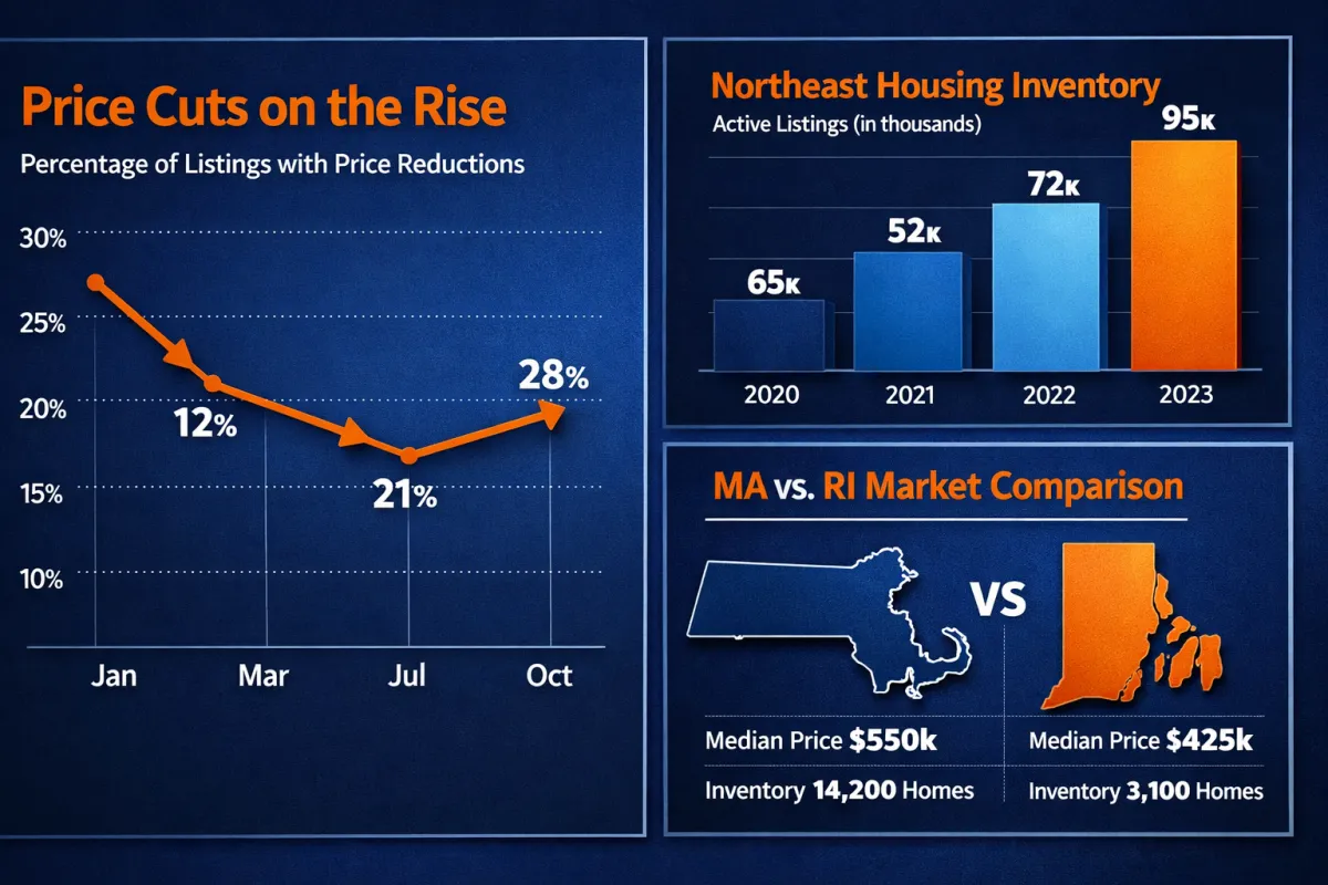 Massachusetts & Rhode Island Price Cuts: Market Correction, Not Crash (2026)