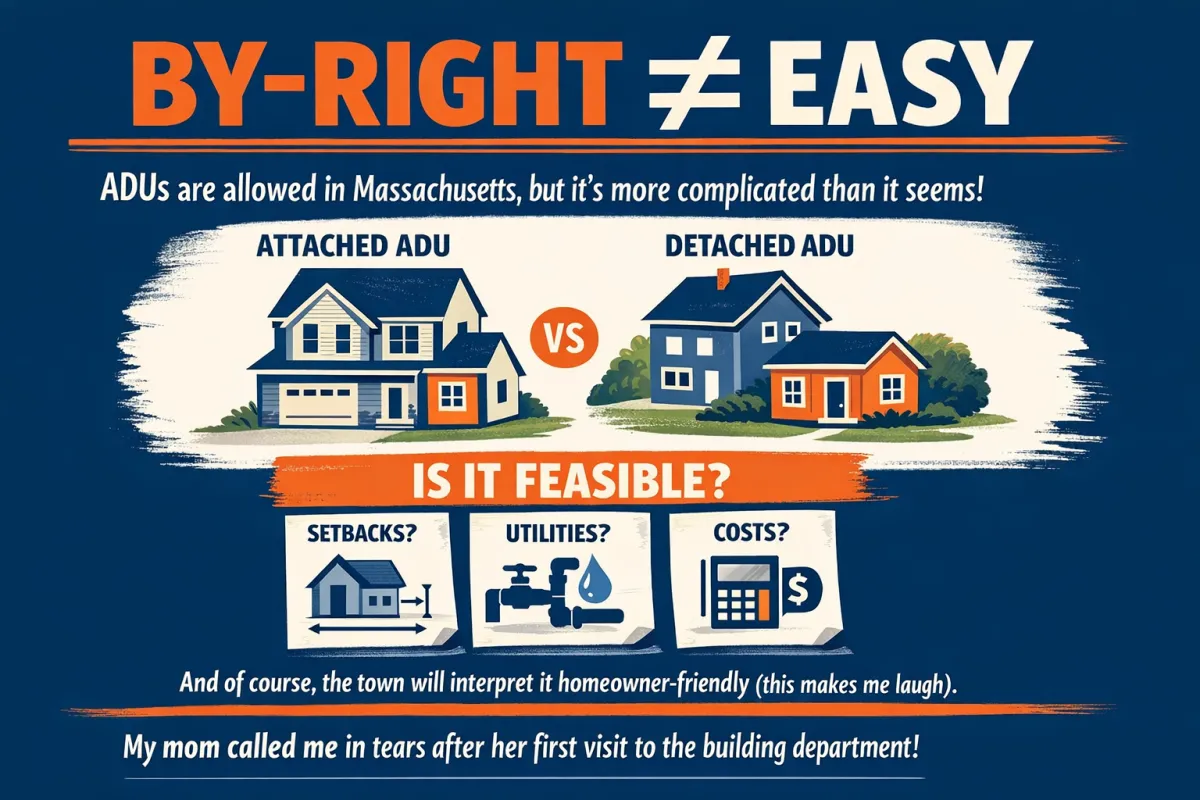 ADUs Are “Allowed By Right” in Massachusetts… and Homeowners Are Already Misunderstanding What That Means