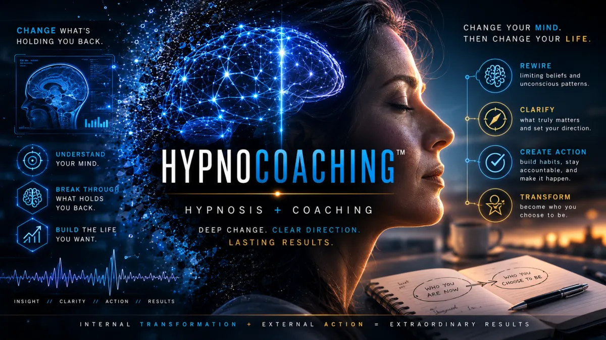 HypnoCoaching combining hypnosis and performance coaching for lasting personal change