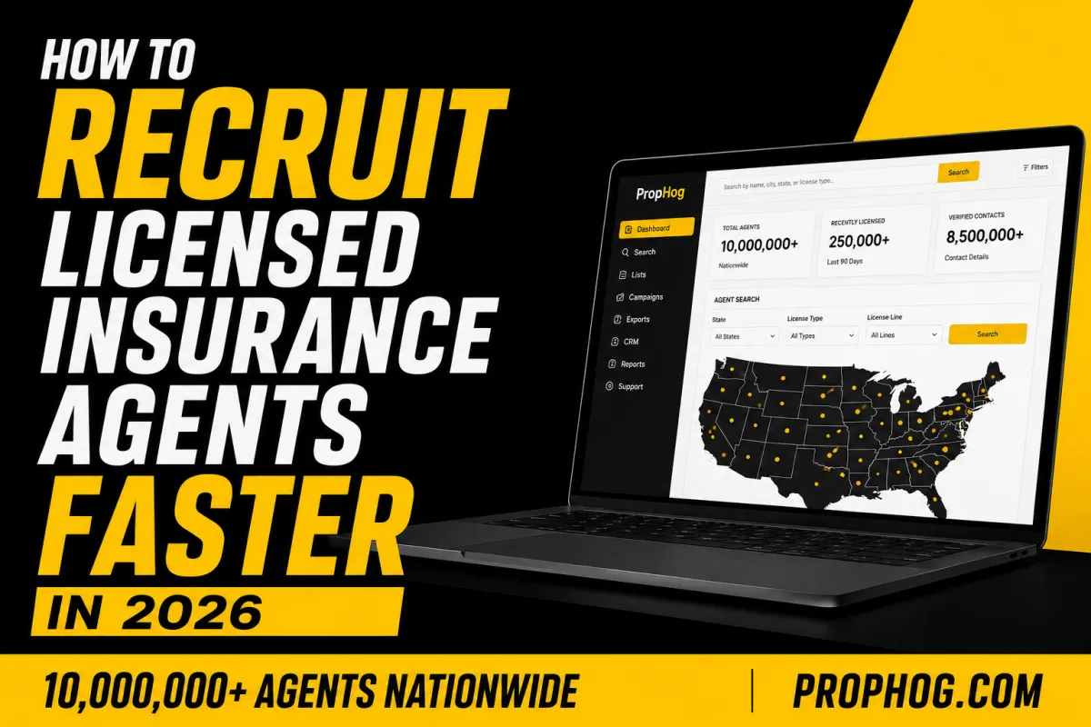How to Recruit Licensed Insurance Agents Faster in 2026