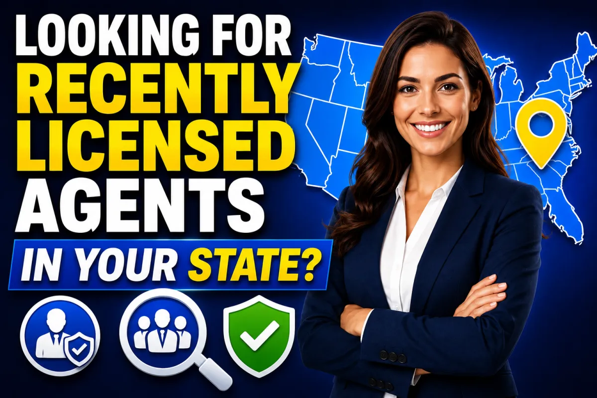 Looking for recently licensed agents in your state?
