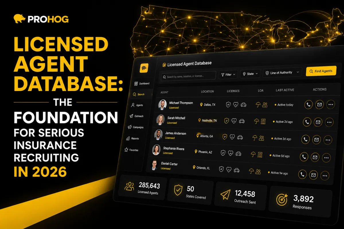 Licensed Agent Database: The Foundation for Serious Insurance Recruiting in 2026