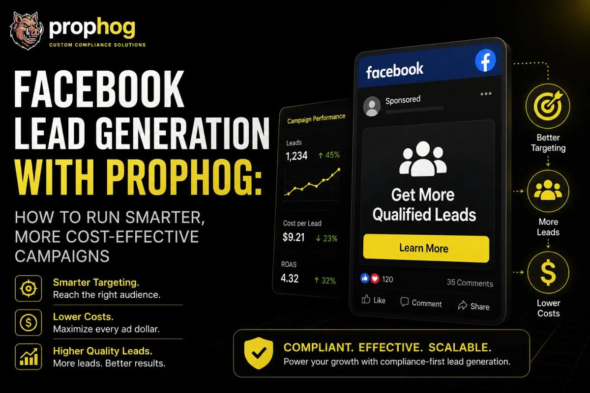 Facebook Lead Generation with PropHog: How to Run Smarter, More Cost-Effective Campaigns