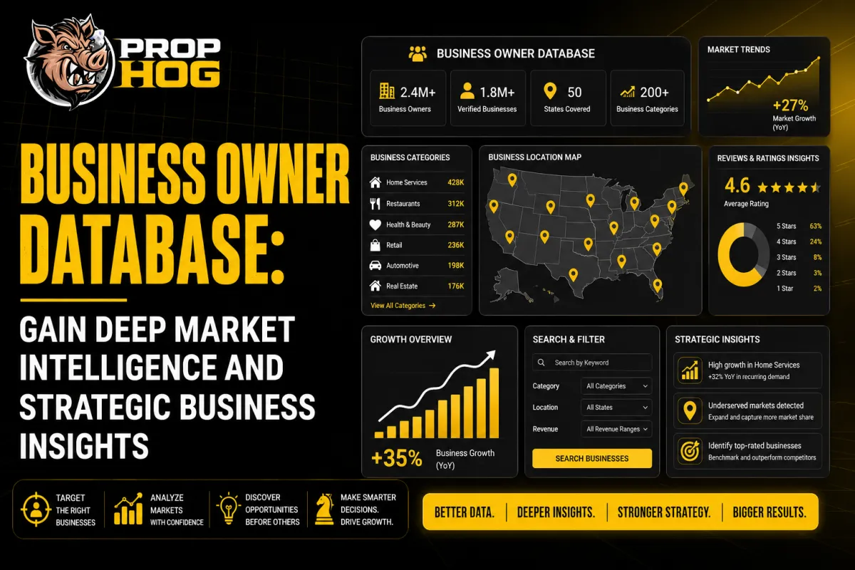 Business Owner Database: Build Meaningful Local Networks and Long-Term Relationships