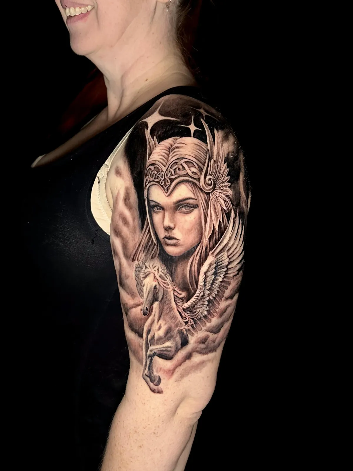 A sign that is on the side of a building