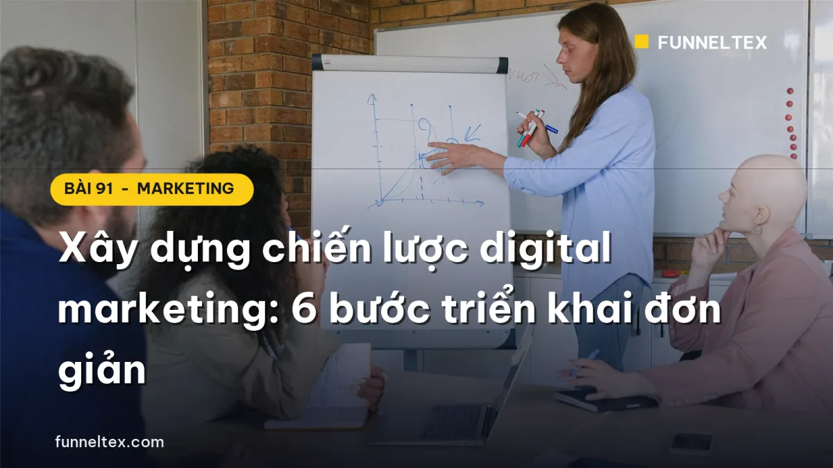 Xây dựng chiến lược digital marketing: 6 bước triển khai đơn giản